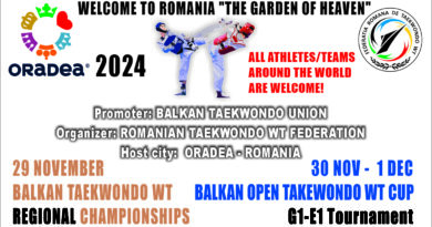 2024 Balkan Taekwondo WT in Romania