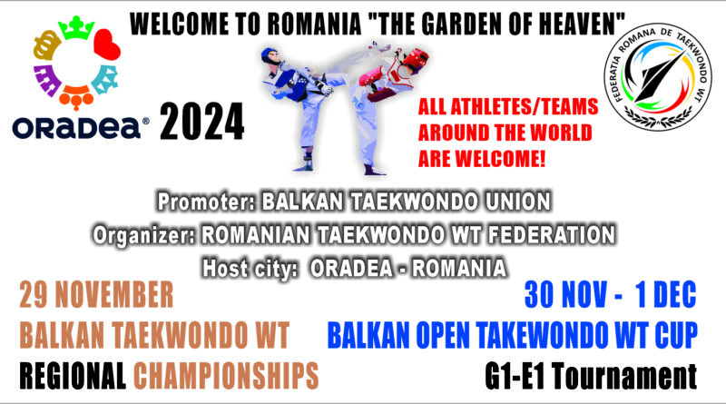 2024 Balkan Taekwondo WT in Romania